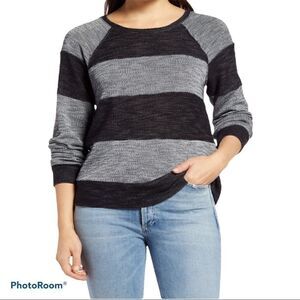 Everleigh stripe sweater NWT XXS